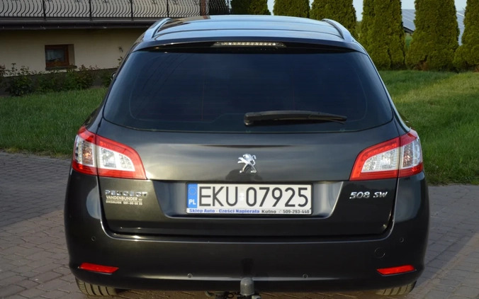 Peugeot 508 cena 30900 przebieg: 279000, rok produkcji 2012 z Kutno małe 379